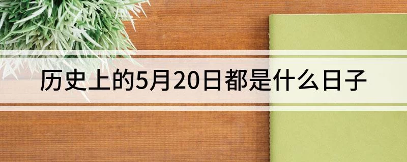 历史5月20日是什么日子图片